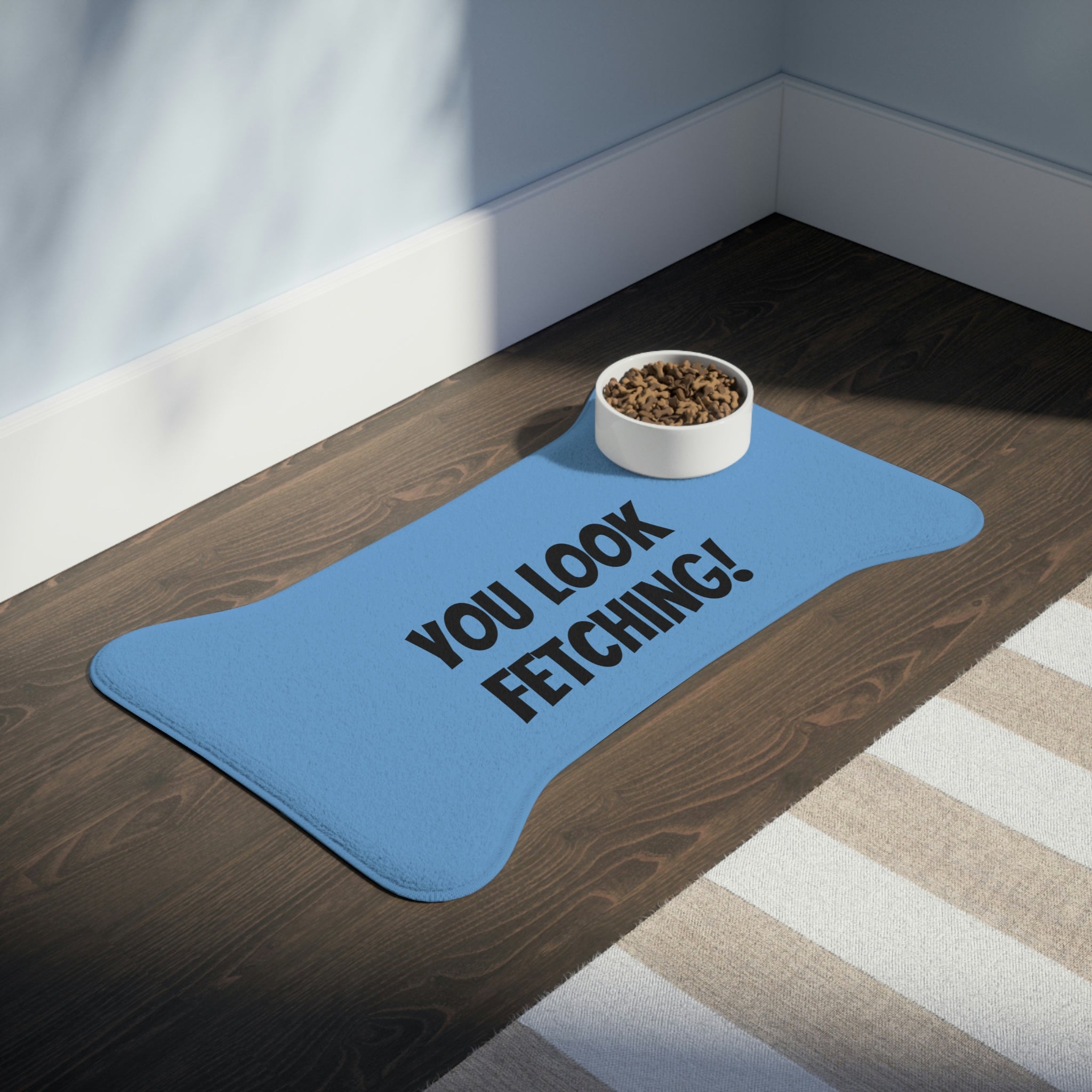 Dog "You Look Fetching!" Feeding Mats - Paw Print Outlet