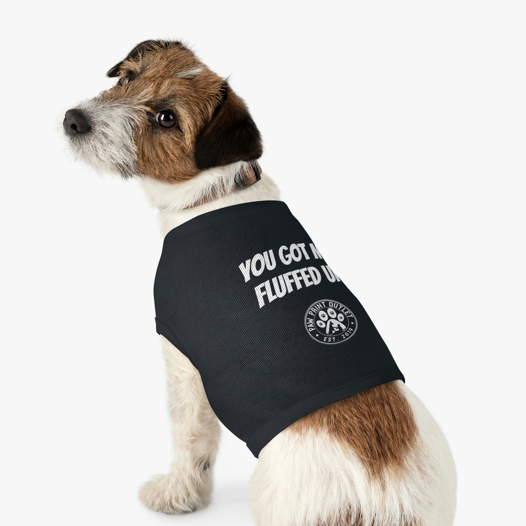 "Fluffed Up" Pet Tank Top - Paw Print Outlet