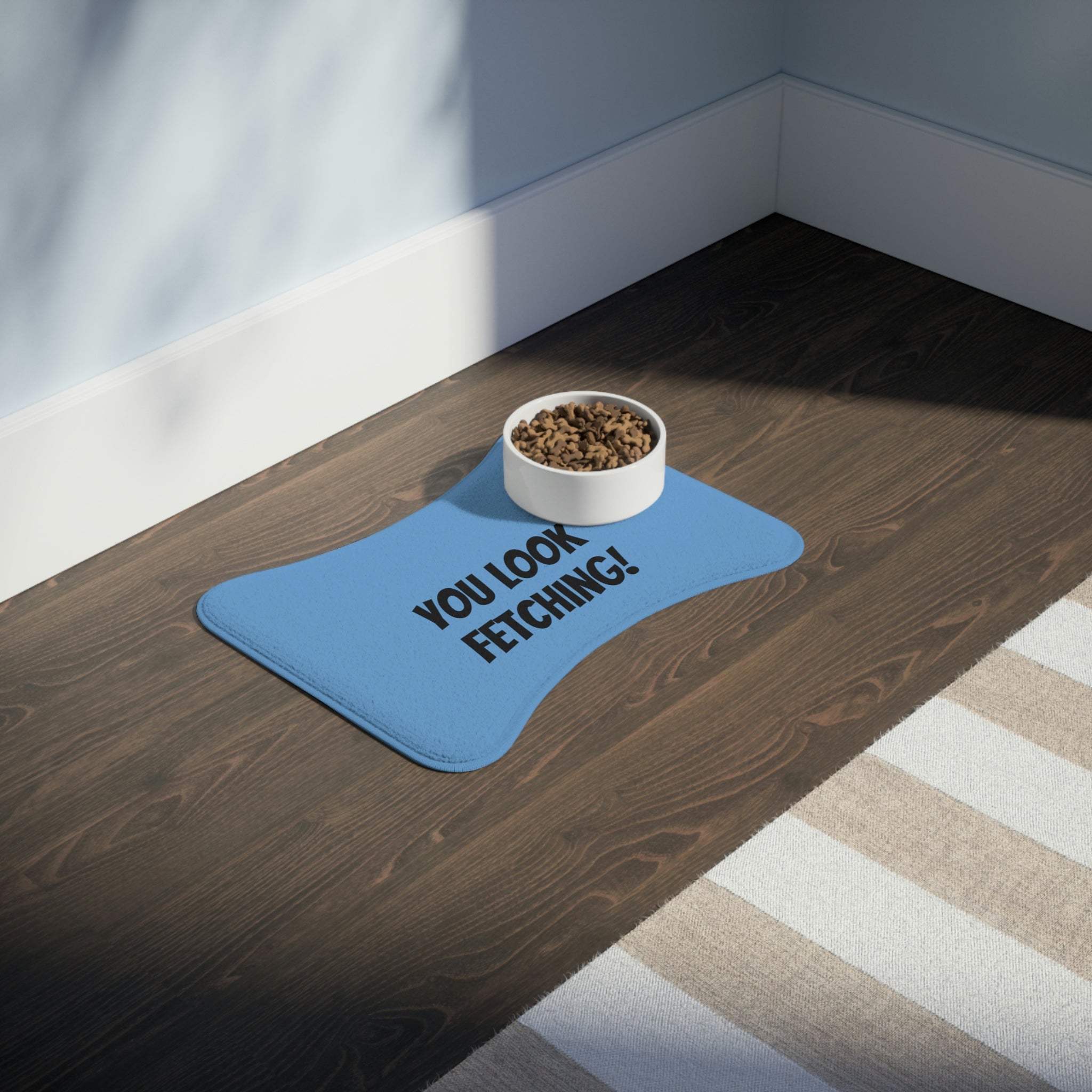 Dog "You Look Fetching!" Feeding Mats - Paw Print Outlet