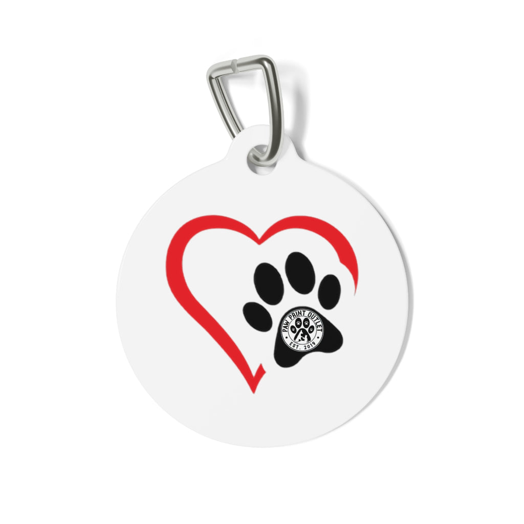 Logo Pet Tag - Paw Print Outlet