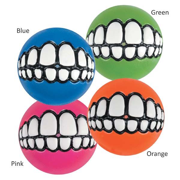 ROGZ Grinz Treat Ball Assorted 2.5" Medium - Paw Print Outlet