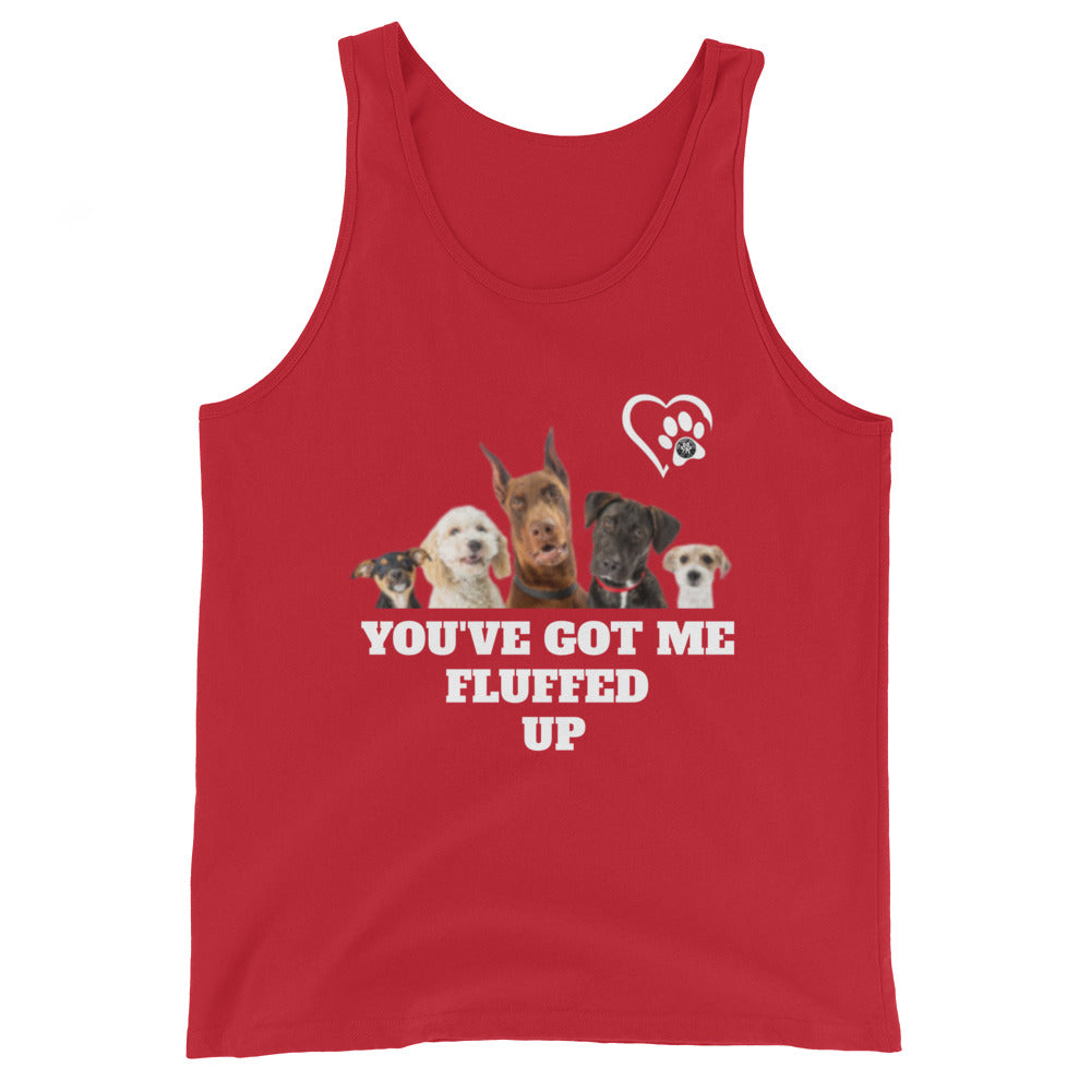 Fluffed Unisex Tank Top - Paw Print Outlet