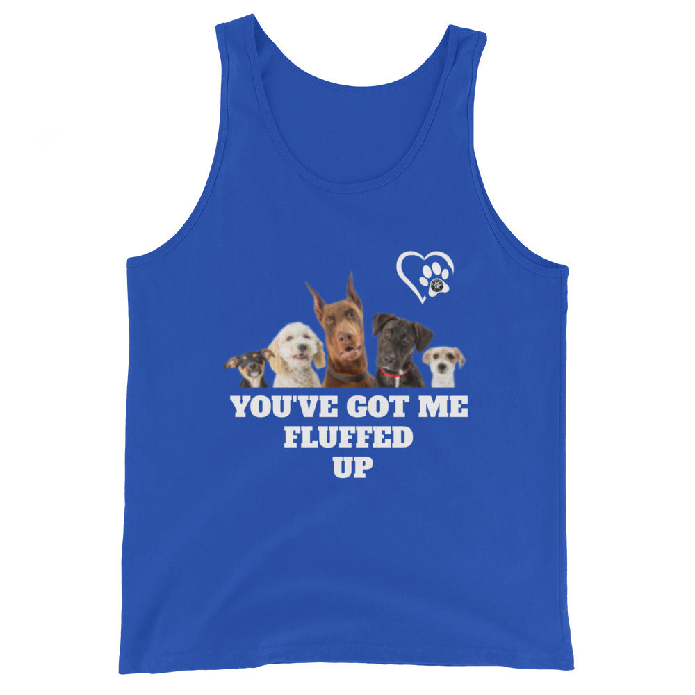 Fluffed Unisex Tank Top - Paw Print Outlet