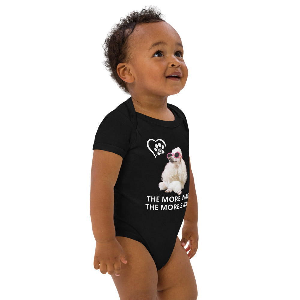 Swag Organic Cotton Baby Bodysuit - Paw Print Outlet