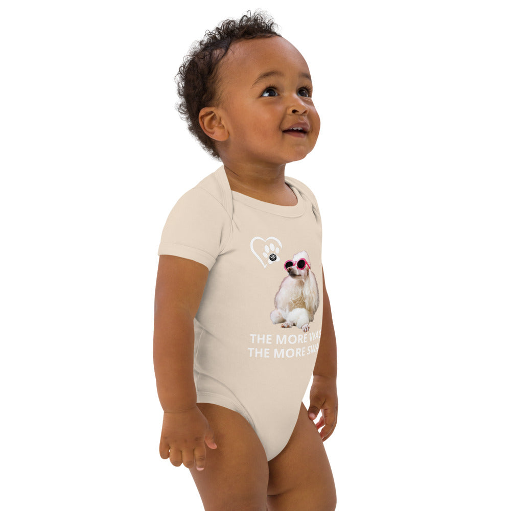 Swag Organic Cotton Baby Bodysuit - Paw Print Outlet