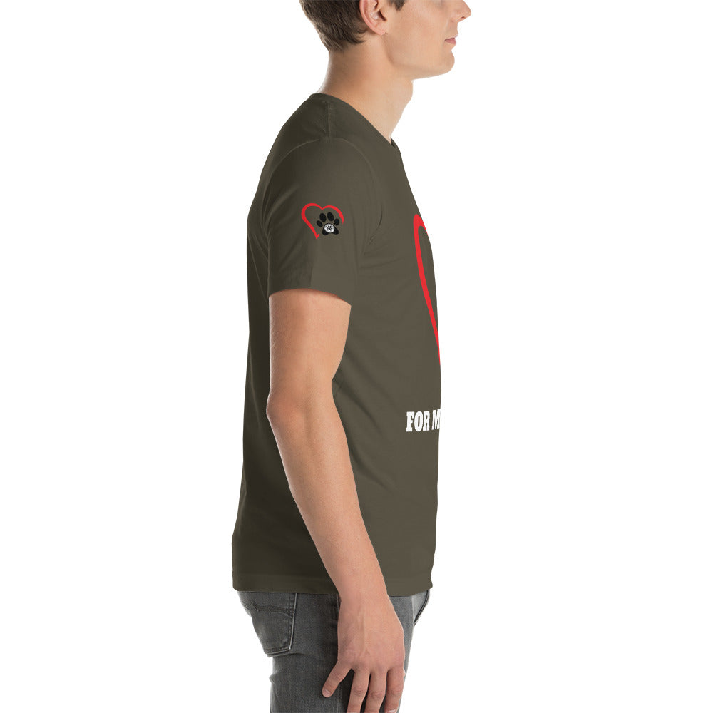 For My Dogs Short-Sleeve Unisex T-shirt - Paw Print Outlet