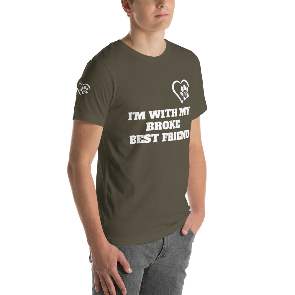 Best Friend Short-Sleeve Unisex T-shirt - Paw Print Outlet