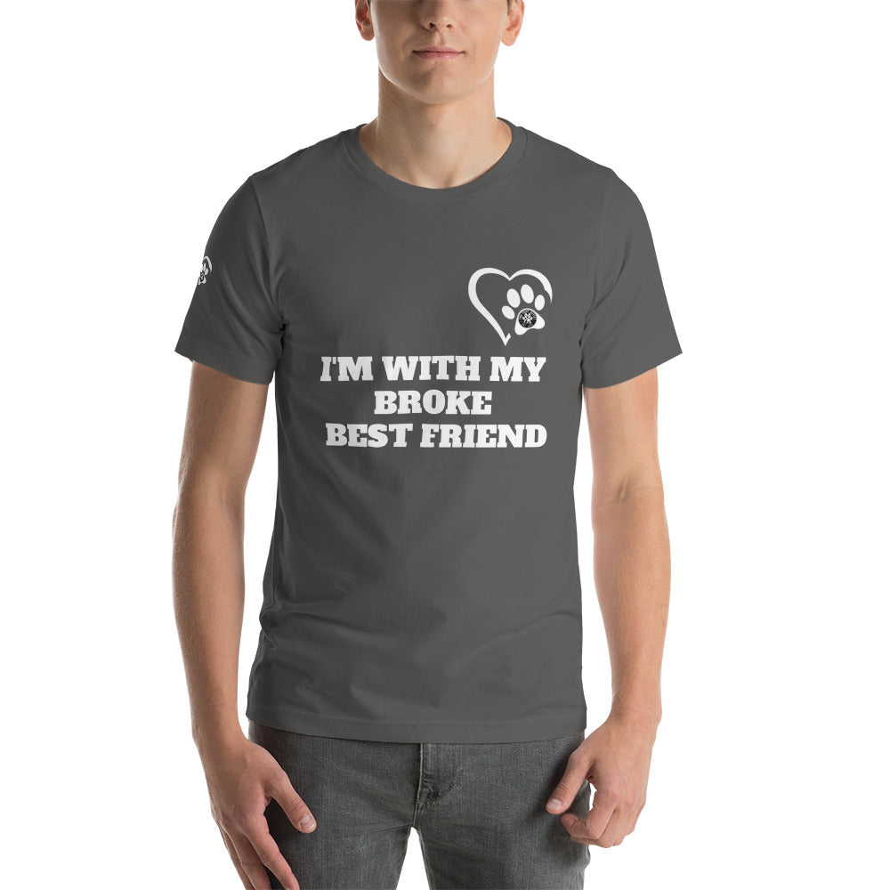 Best Friend Short-Sleeve Unisex T-shirt - Paw Print Outlet