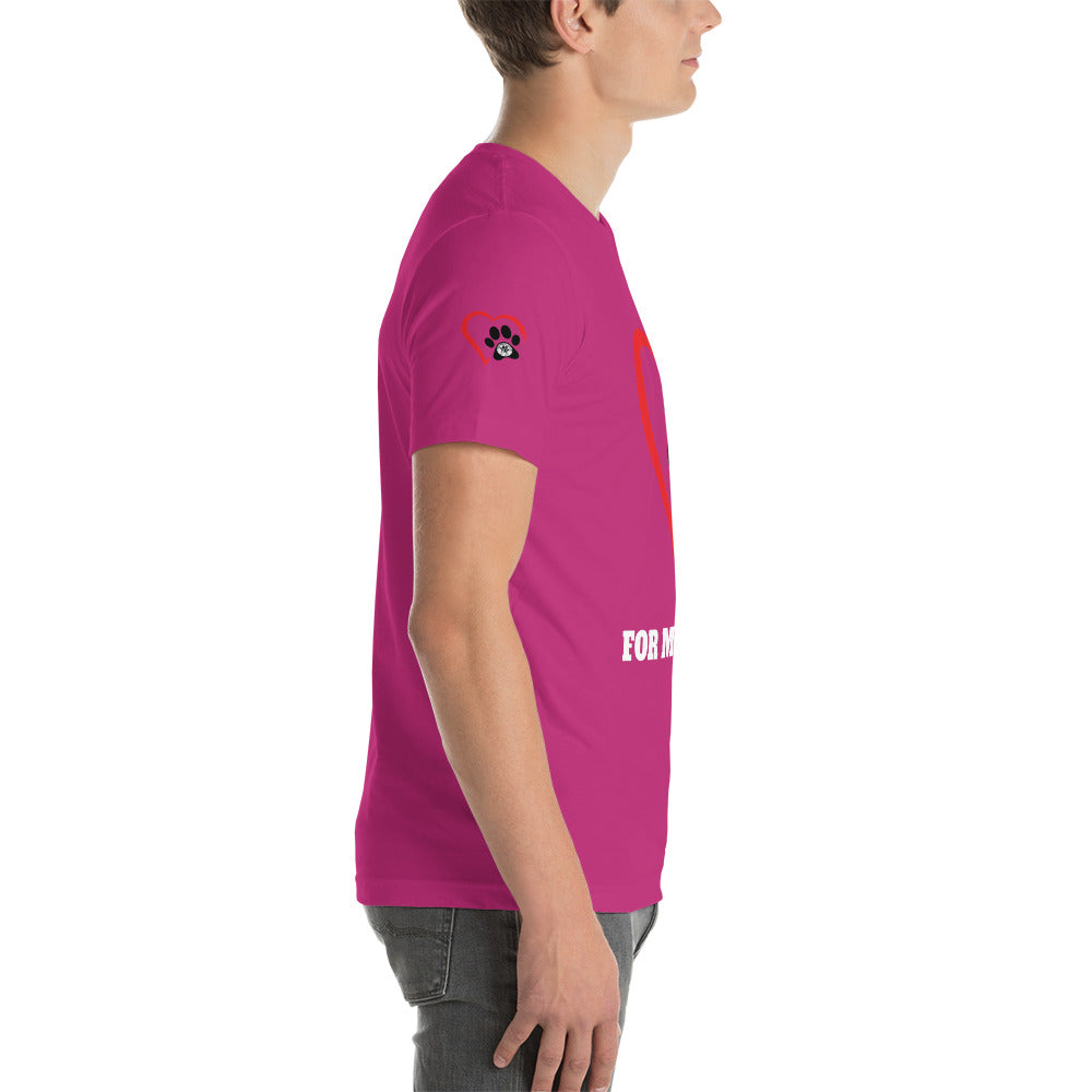 For My Dogs Short-Sleeve Unisex T-shirt - Paw Print Outlet