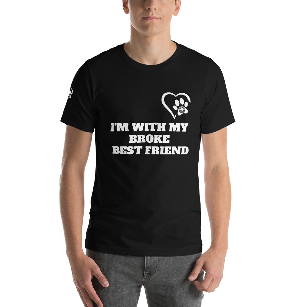 Best Friend Short-Sleeve Unisex T-shirt - Paw Print Outlet