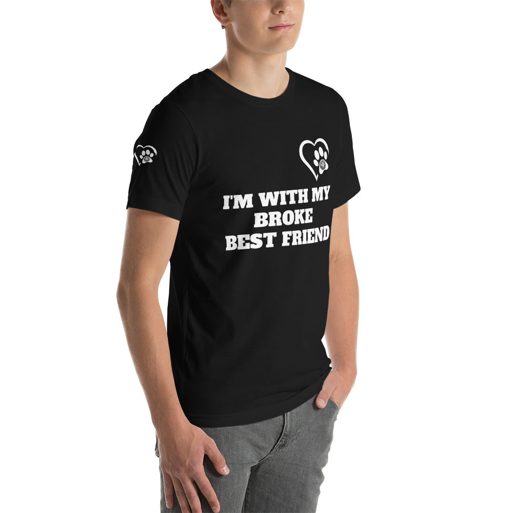 Best Friend Short-Sleeve Unisex T-shirt - Paw Print Outlet
