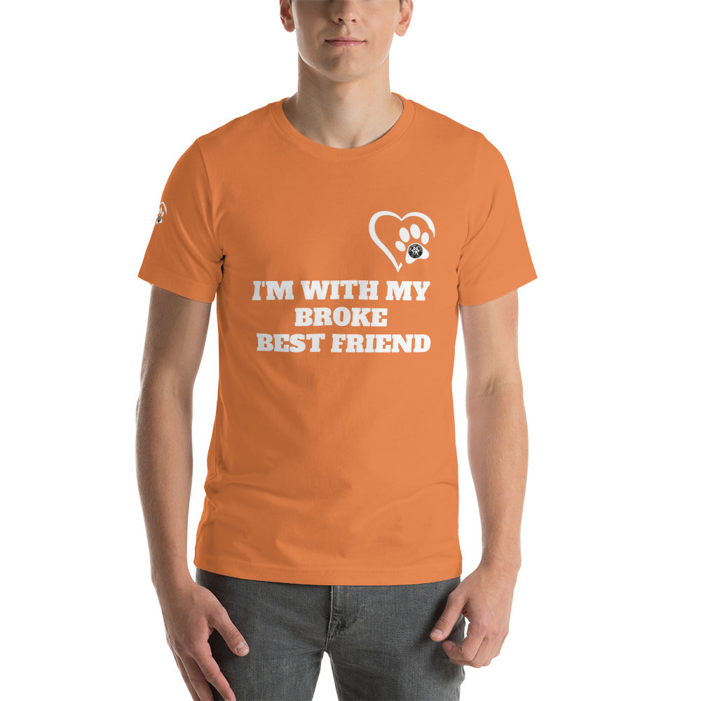 Best Friend Short-Sleeve Unisex T-shirt - Paw Print Outlet