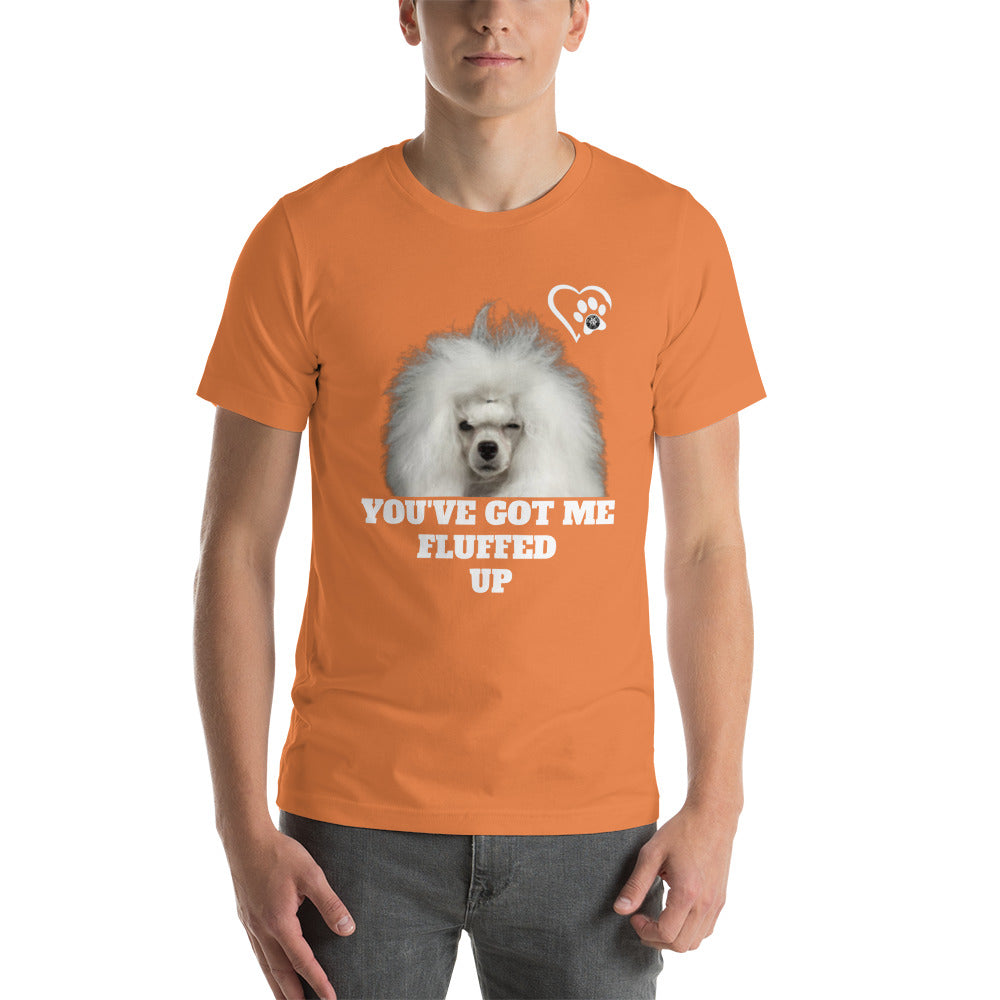 Fluffed Short-sleeve unisex t-shirt - Paw Print Outlet