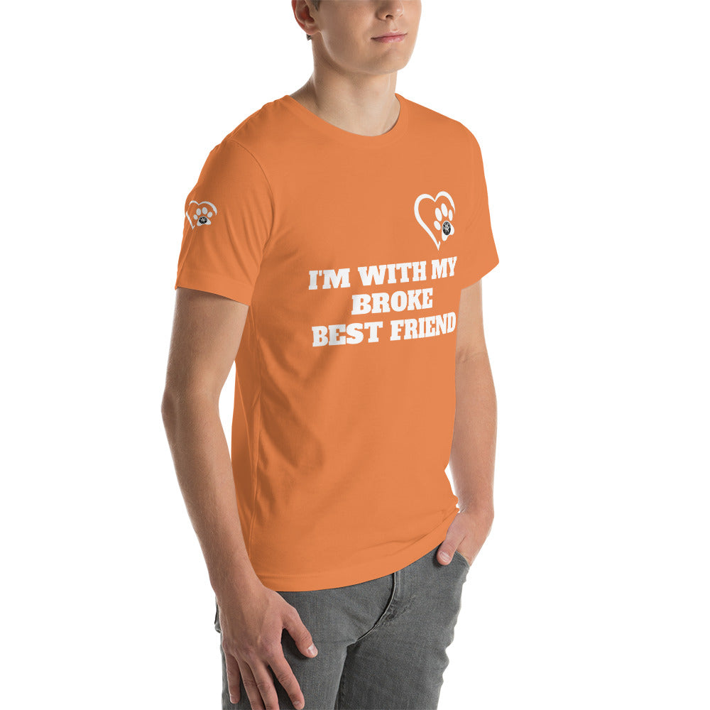 Best Friend Short-Sleeve Unisex T-shirt - Paw Print Outlet