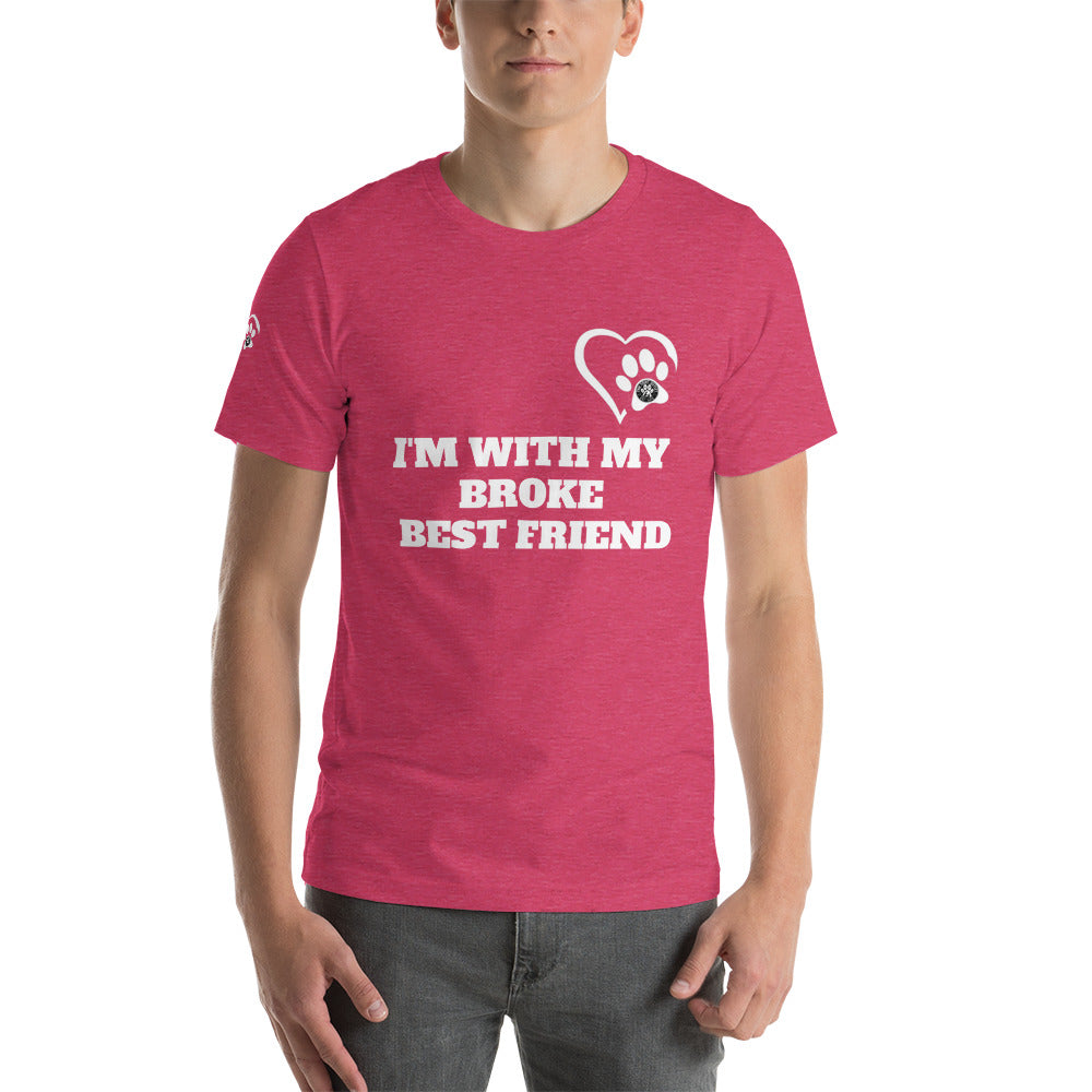 Best Friend Short-Sleeve Unisex T-shirt - Paw Print Outlet