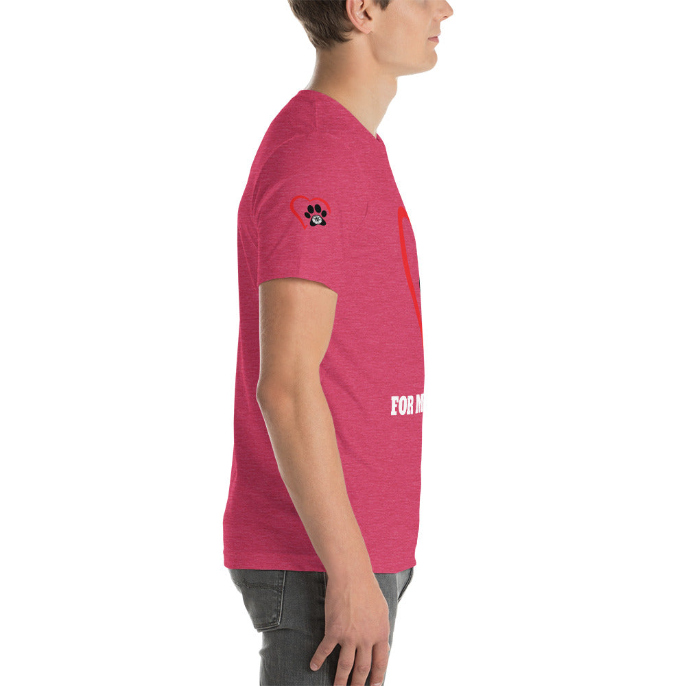 For My Dogs Short-Sleeve Unisex T-shirt - Paw Print Outlet