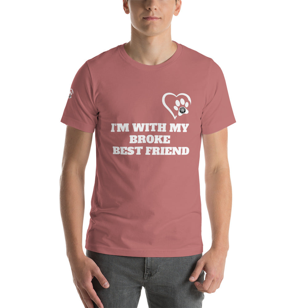 Best Friend Short-Sleeve Unisex T-shirt - Paw Print Outlet