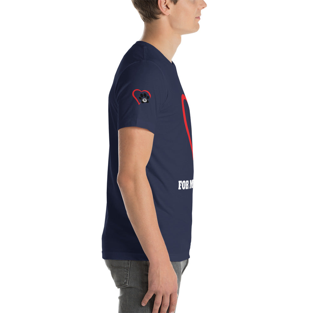 For My Dogs Short-Sleeve Unisex T-shirt - Paw Print Outlet