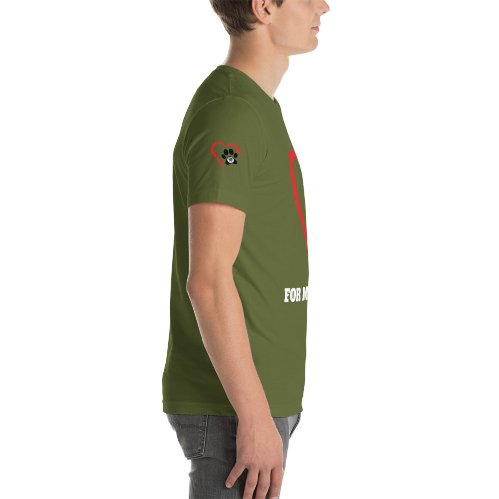 For My Dogs Short-Sleeve Unisex T-shirt - Paw Print Outlet