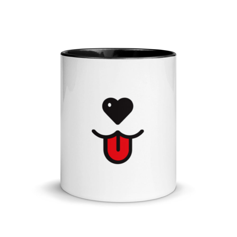 Mug with Color Inside - Paw Print Outlet