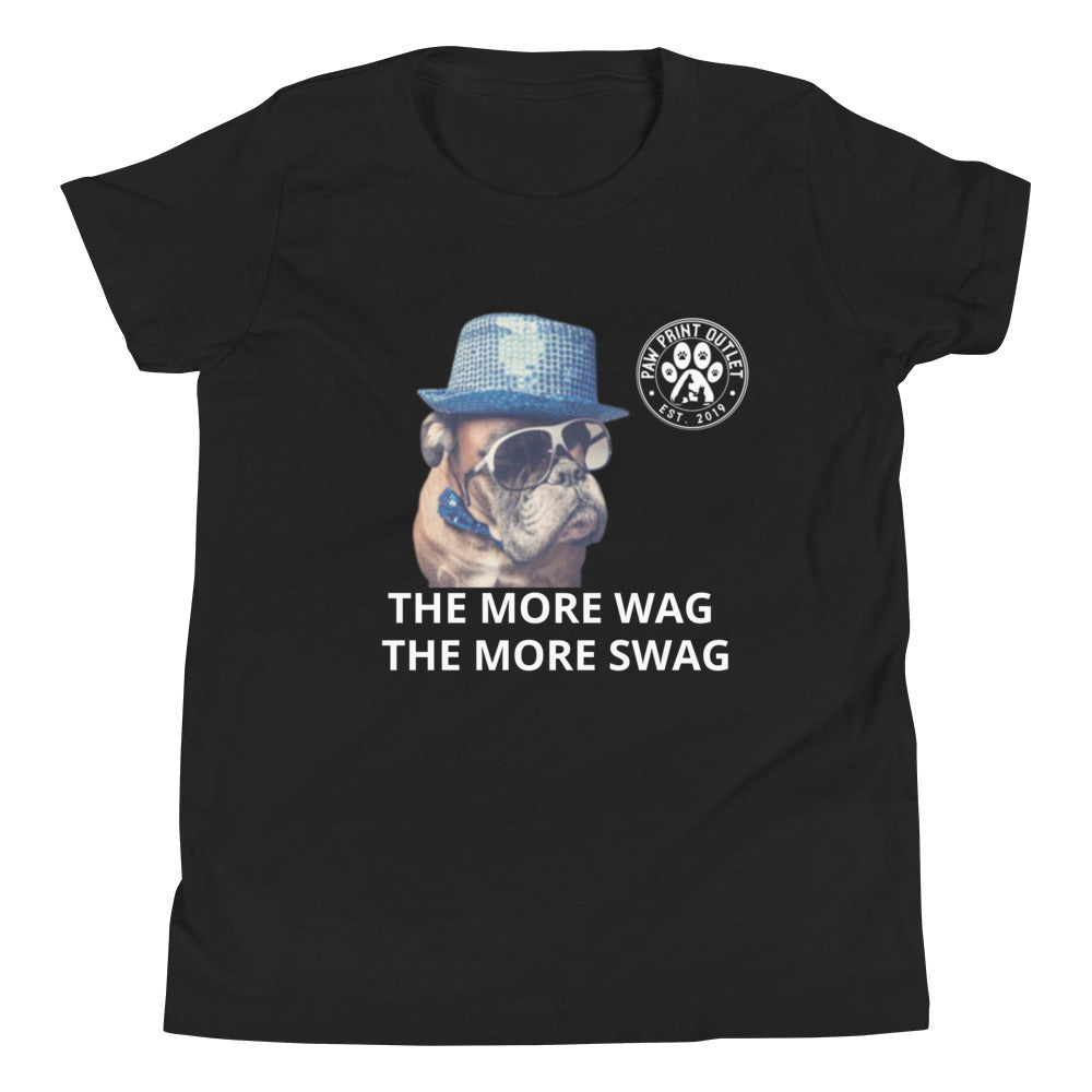 Swag Hat Youth Short Sleeve T-Shirt - Paw Print Outlet