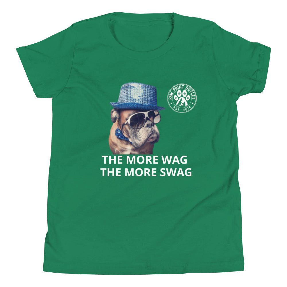 Swag Hat Youth Short Sleeve T-Shirt - Paw Print Outlet
