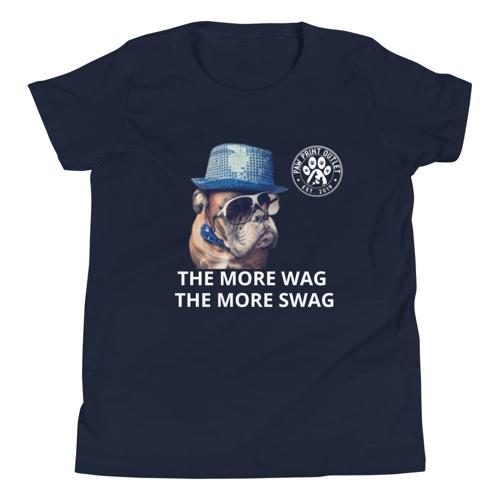 Swag Hat Youth Short Sleeve T-Shirt - Paw Print Outlet