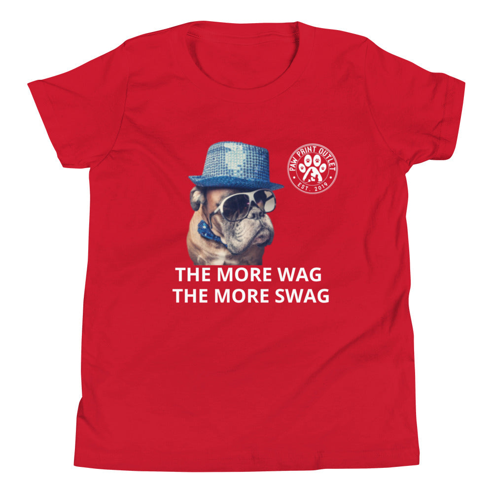 Swag Hat Youth Short Sleeve T-Shirt - Paw Print Outlet