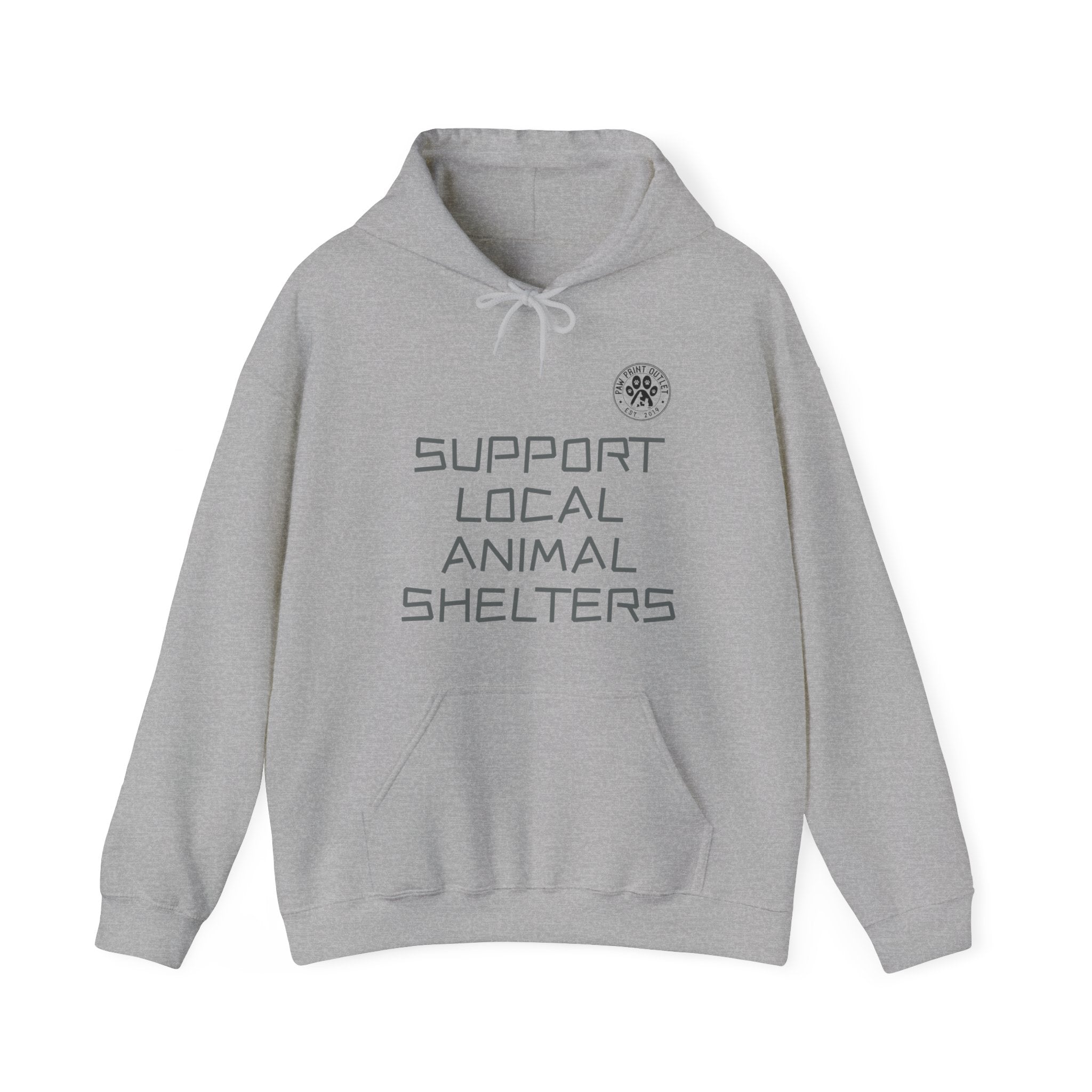 "Support" Unisex Heavy Blend™ Hooded Sweatshirt