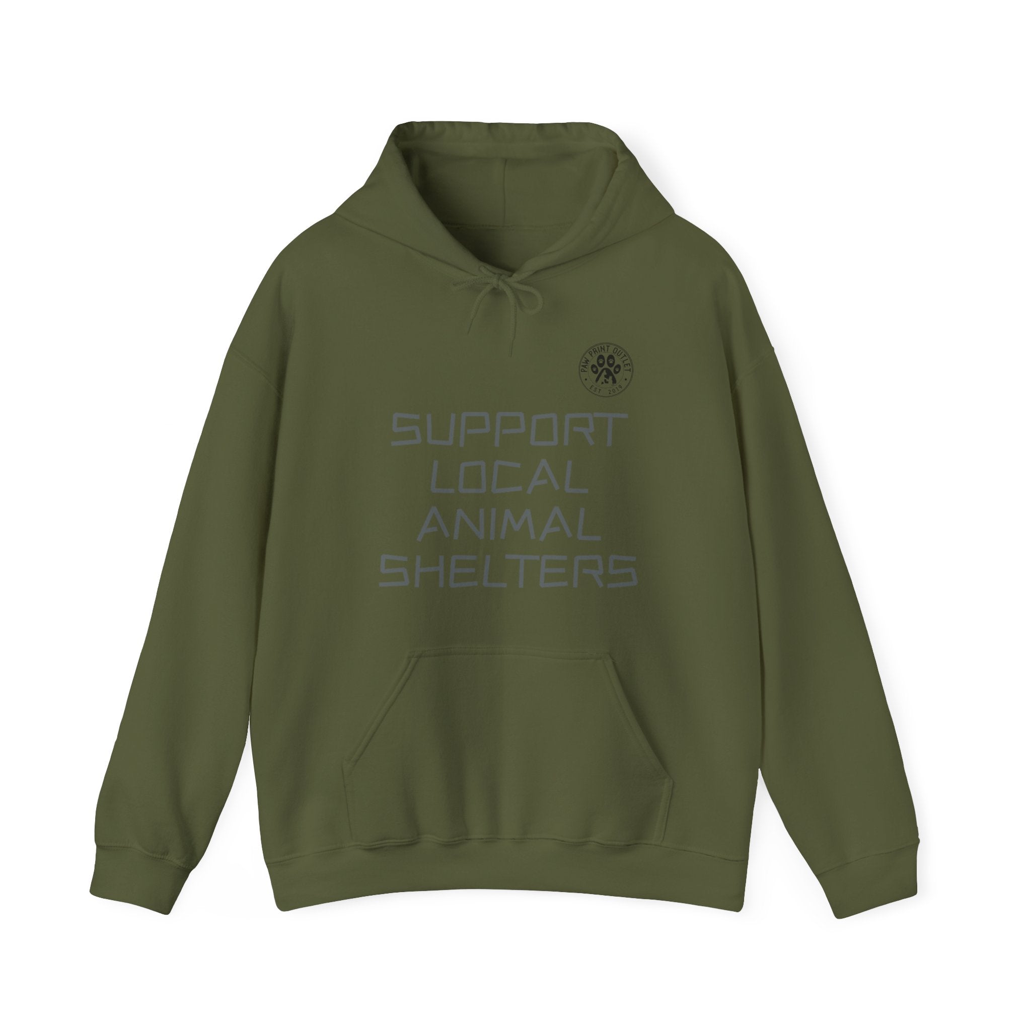 "Support" Unisex Heavy Blend™ Hooded Sweatshirt