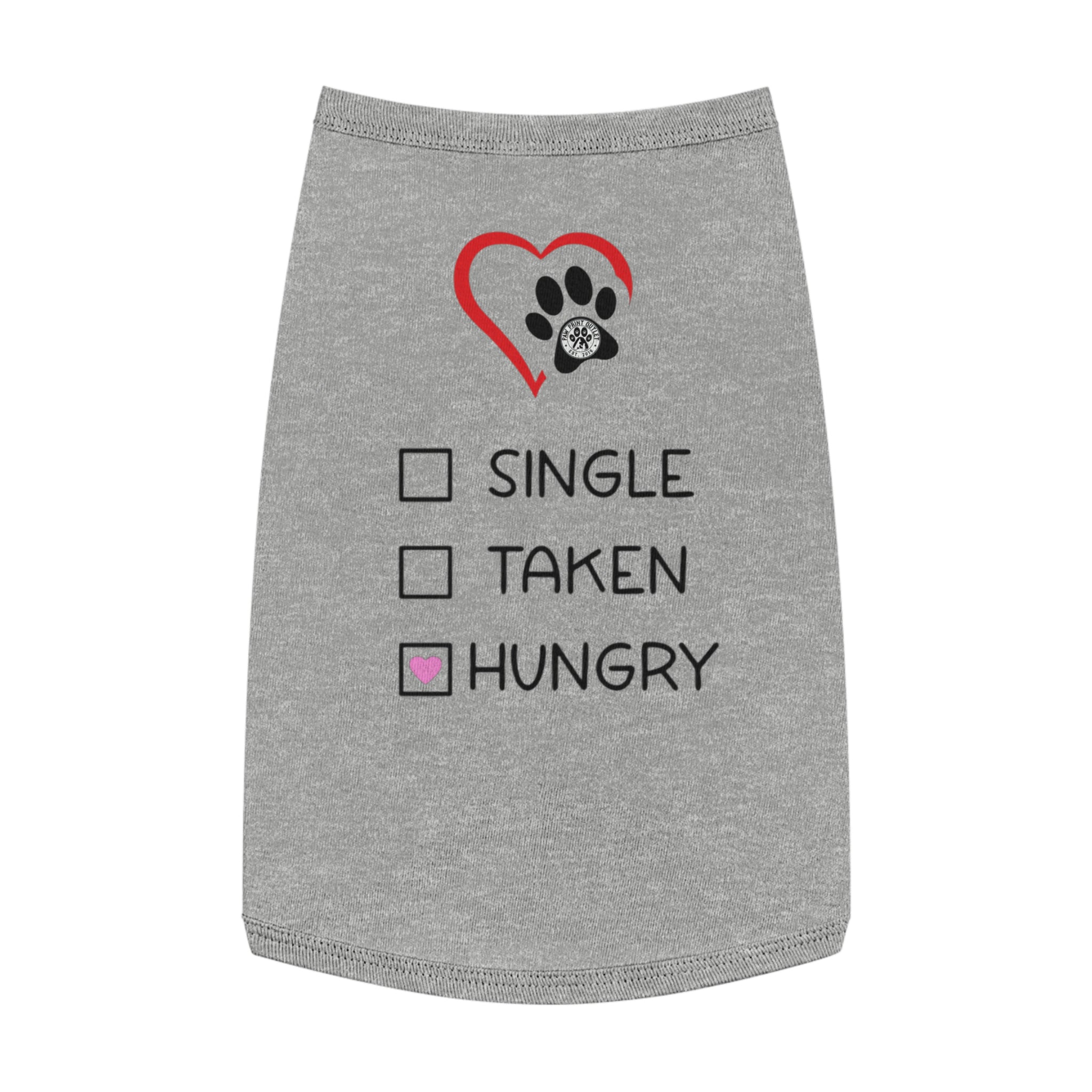Hungry Pet Tank Top - Paw Print Outlet