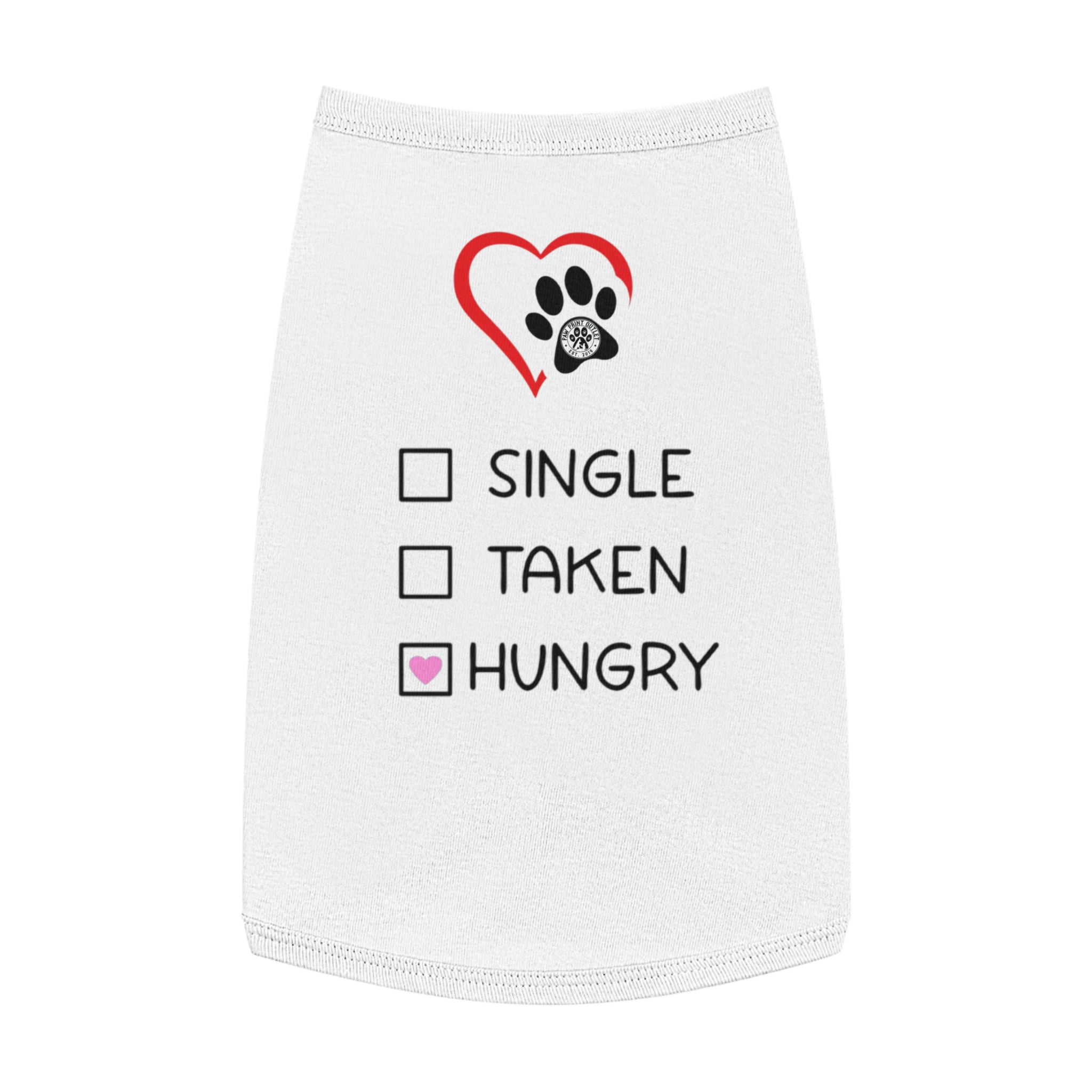 Hungry Pet Tank Top - Paw Print Outlet