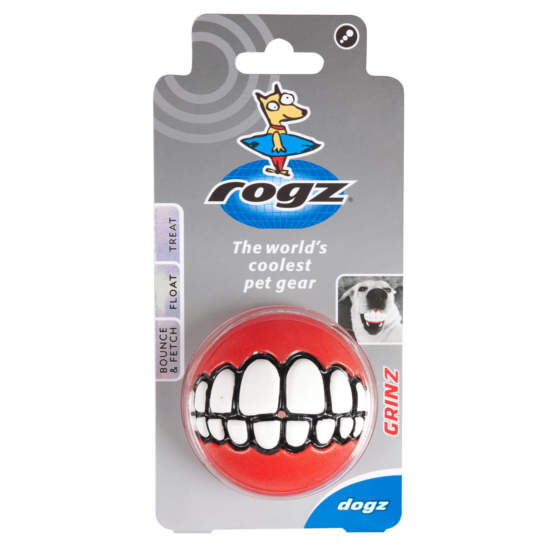 ROGZ Grinz Treat Ball Assorted 2" Small - Paw Print Outlet