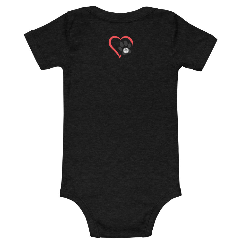 Dog Friendly Baby Short Sleeve One Piece - Paw Print Outlet