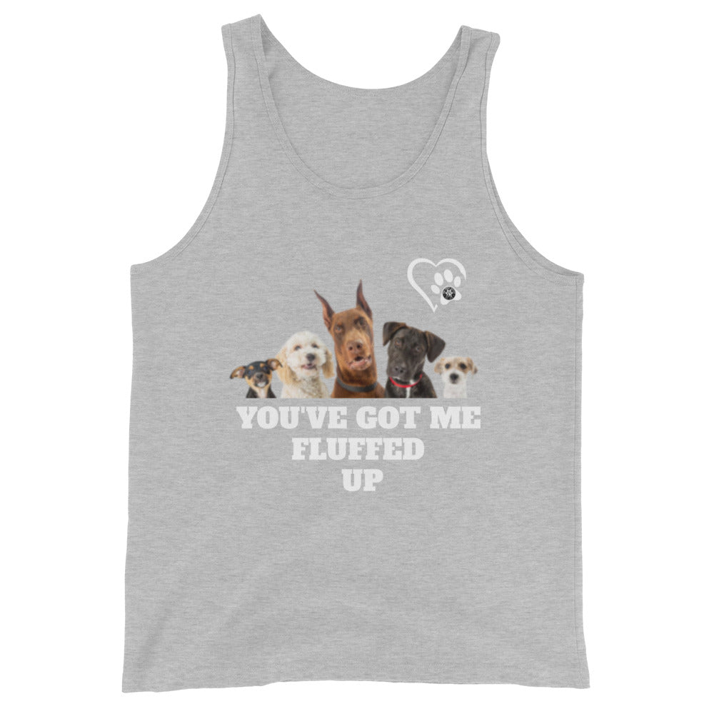 Fluffed Unisex Tank Top - Paw Print Outlet