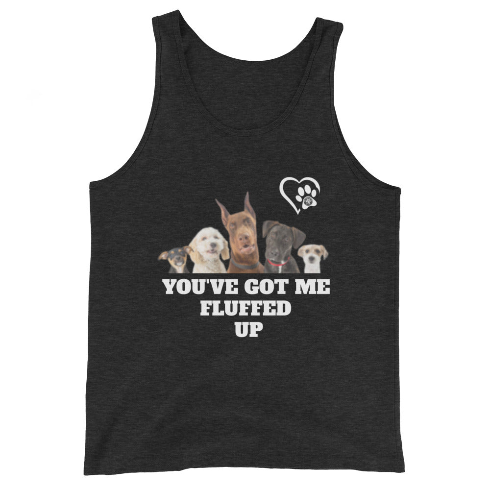 Fluffed Unisex Tank Top - Paw Print Outlet