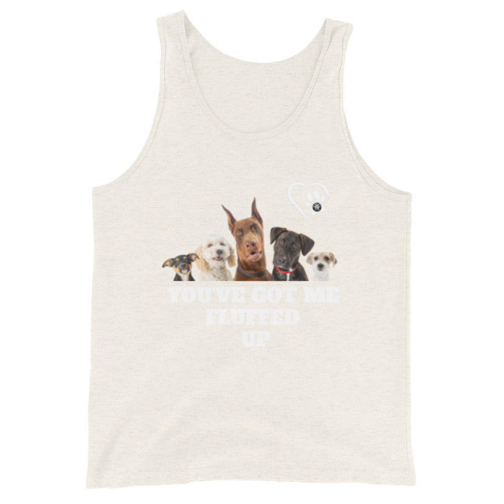 Fluffed Unisex Tank Top - Paw Print Outlet