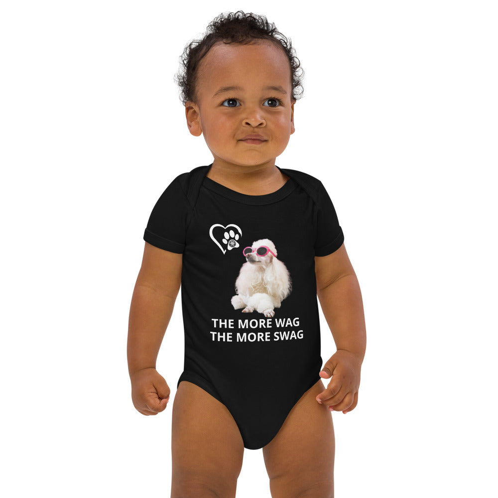 Swag Organic Cotton Baby Bodysuit - Paw Print Outlet