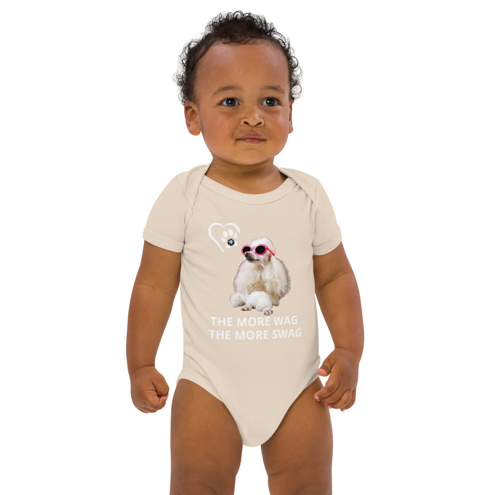Swag Organic Cotton Baby Bodysuit - Paw Print Outlet