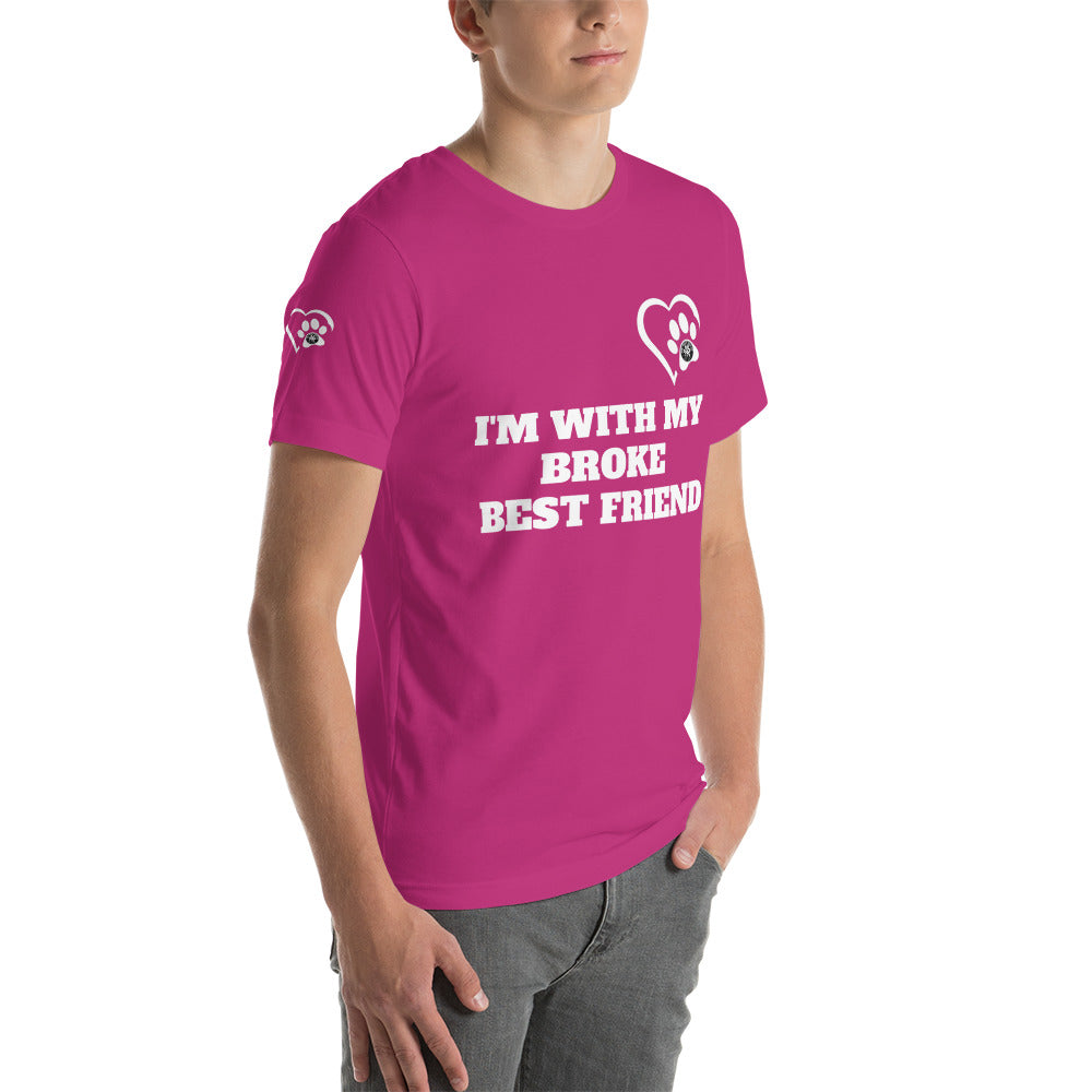 Best Friend Short-Sleeve Unisex T-shirt - Paw Print Outlet