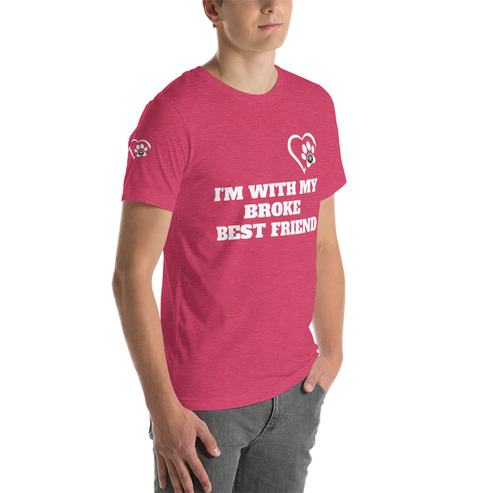 Best Friend Short-Sleeve Unisex T-shirt - Paw Print Outlet