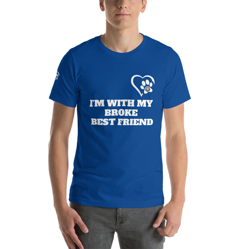 Best Friend Short-Sleeve Unisex T-shirt - Paw Print Outlet