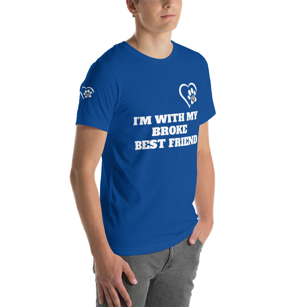 Best Friend Short-Sleeve Unisex T-shirt - Paw Print Outlet