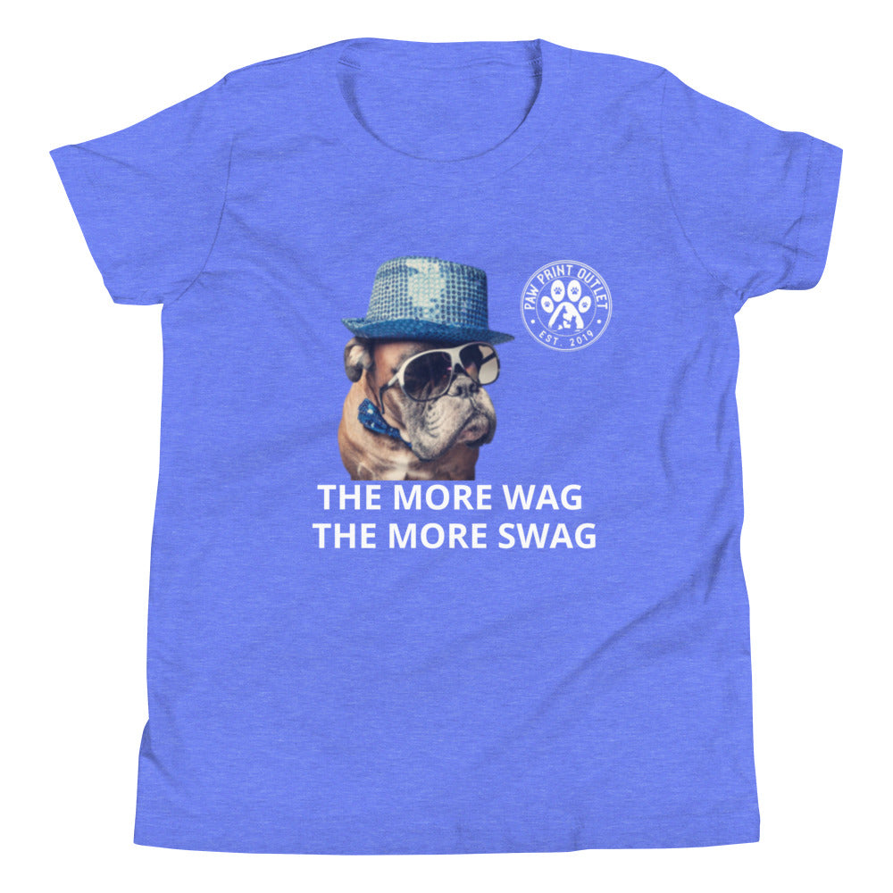 Swag Hat Youth Short Sleeve T-Shirt - Paw Print Outlet