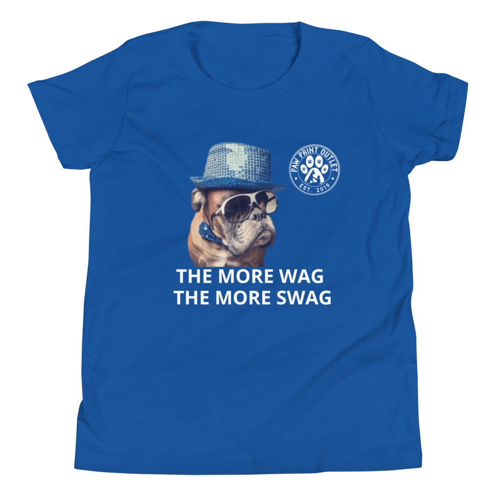 Swag Hat Youth Short Sleeve T-Shirt - Paw Print Outlet